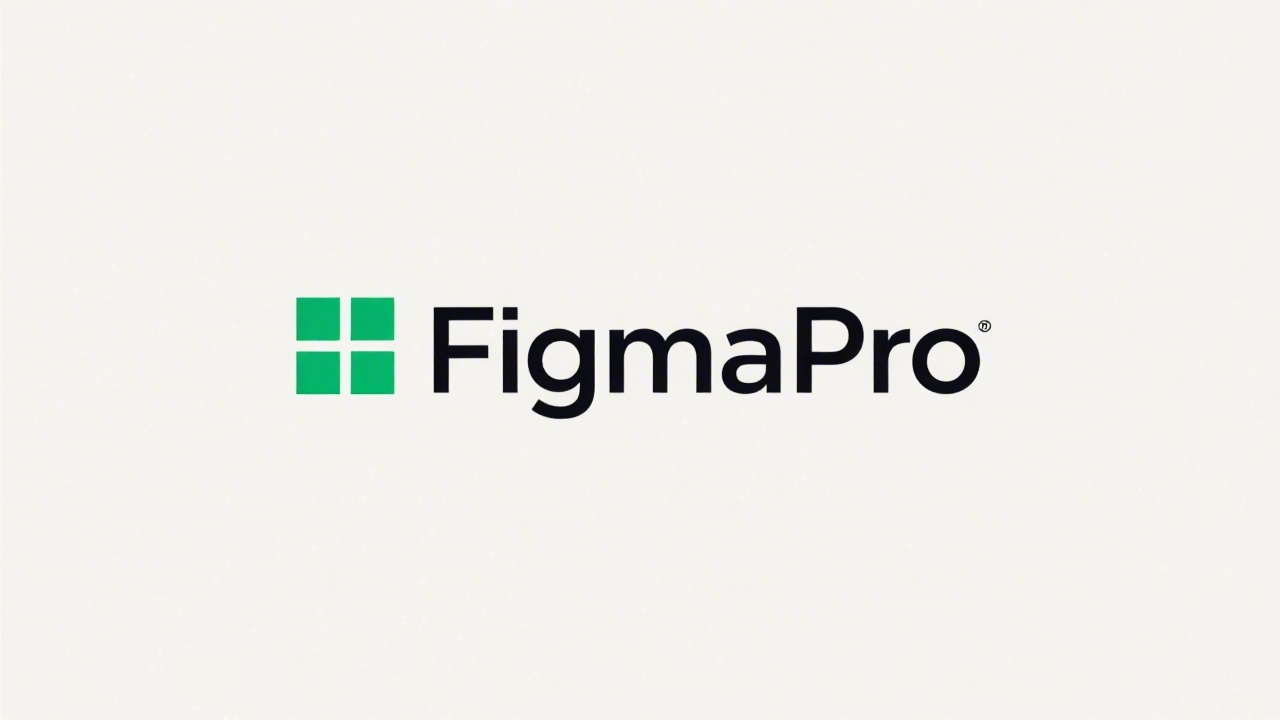 Minimal geometric wordmark logo reading FigmaPro Ireland, clean sans-serif lettering in deep navy with a small emerald square accent for a professional education brand.
